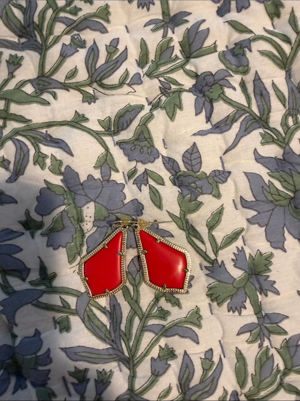 Kendra Scott Red Gold Drop Earrings